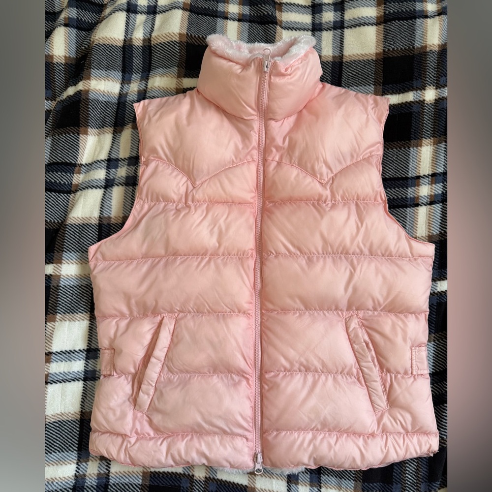 Shyanne Baby Pink Quilted Western Vest